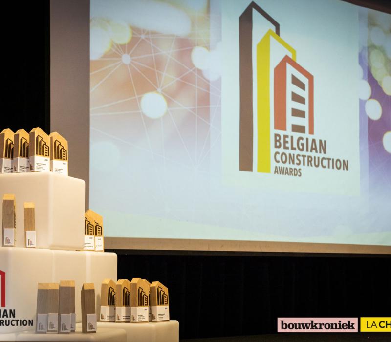 Deze 4 leden pakten een award op de Belgian Construction Awards